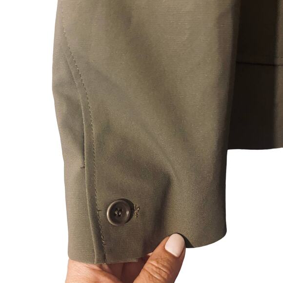 BCBGMaxazria Brown Two Button Collared Career Formal Blazer Women SZ 8 - Picture 6 of 7